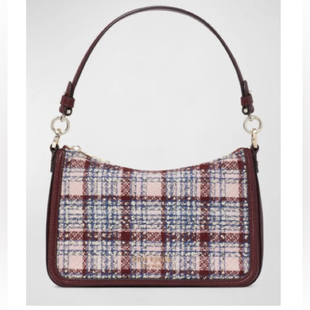 Kate Spade New York - tweed zip crossbody bag